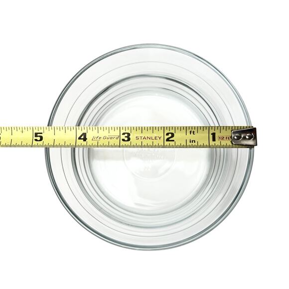 Ikea Clear Glass Bowls Set 5 Svepa Etched Rings Stackable Made in Turkey 12144 - Picture 16 of 16